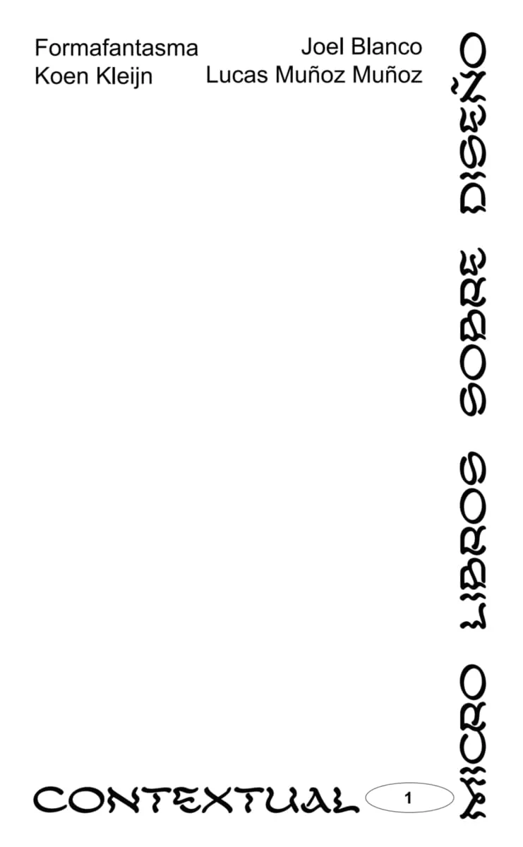 Portada de Contextual (1): Micro libros sobre diseño